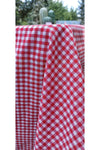 Sofrabezidiyari Piti Checkered Red Tablecloth, Table Cover, Picnic Cloth Cotton 3