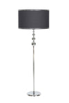 Vinner Chrome Plated Triple Sphere Single Metal Leg Floor Lamp 1