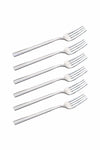 Felix Express 6-Piece Stainless Steel Dessert, Fruit, and Breakfast Fork Set 1