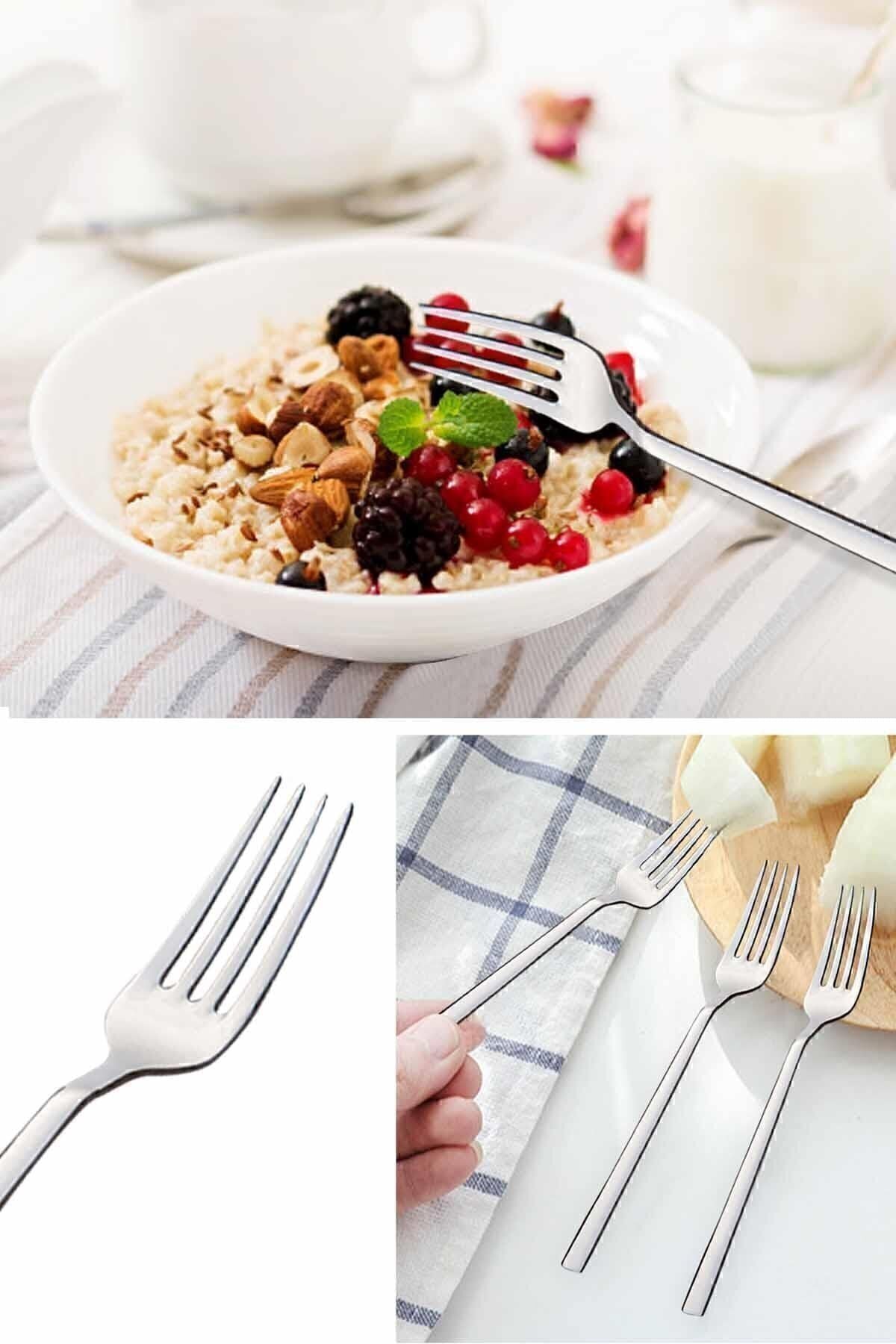 Felix Express 6-Piece Stainless Steel Dessert, Fruit, and Breakfast Fork Set 2