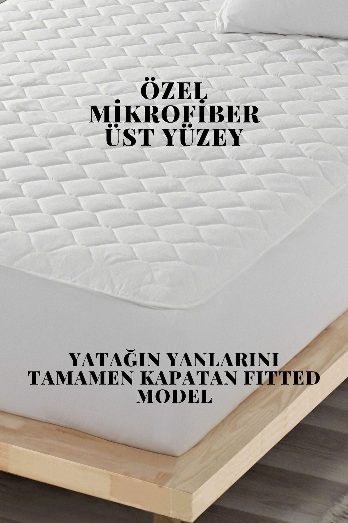 ELY PARKER Silent Mattress Protector Quilted Fitted Microfiber Double Single Baby 4