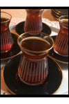 Paşabahçe 12 Piece Luxury Irem Tea Set for 6 People 6