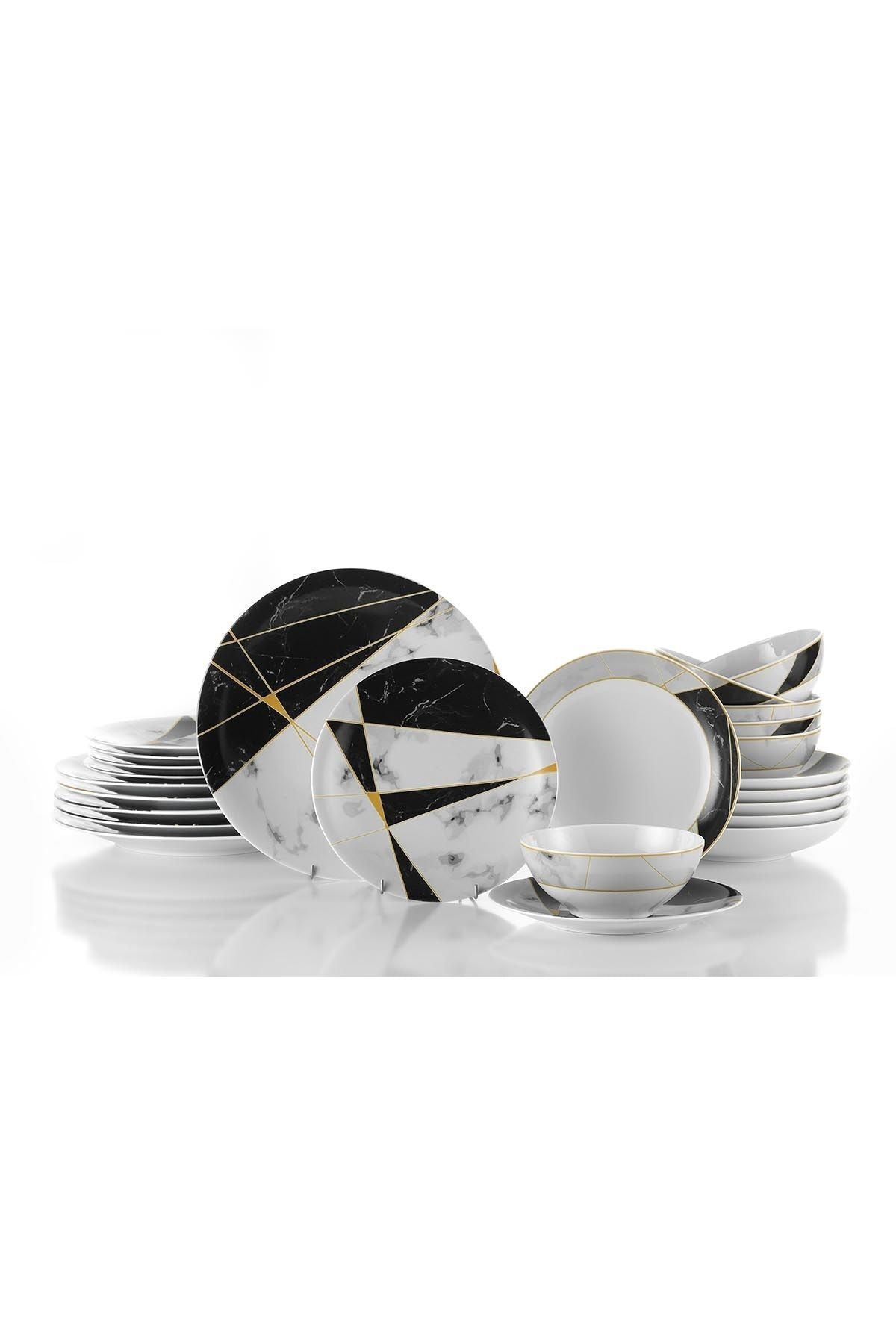 Kütahya Porselen Marble 24 Piece 6 Person Dinner Set 3