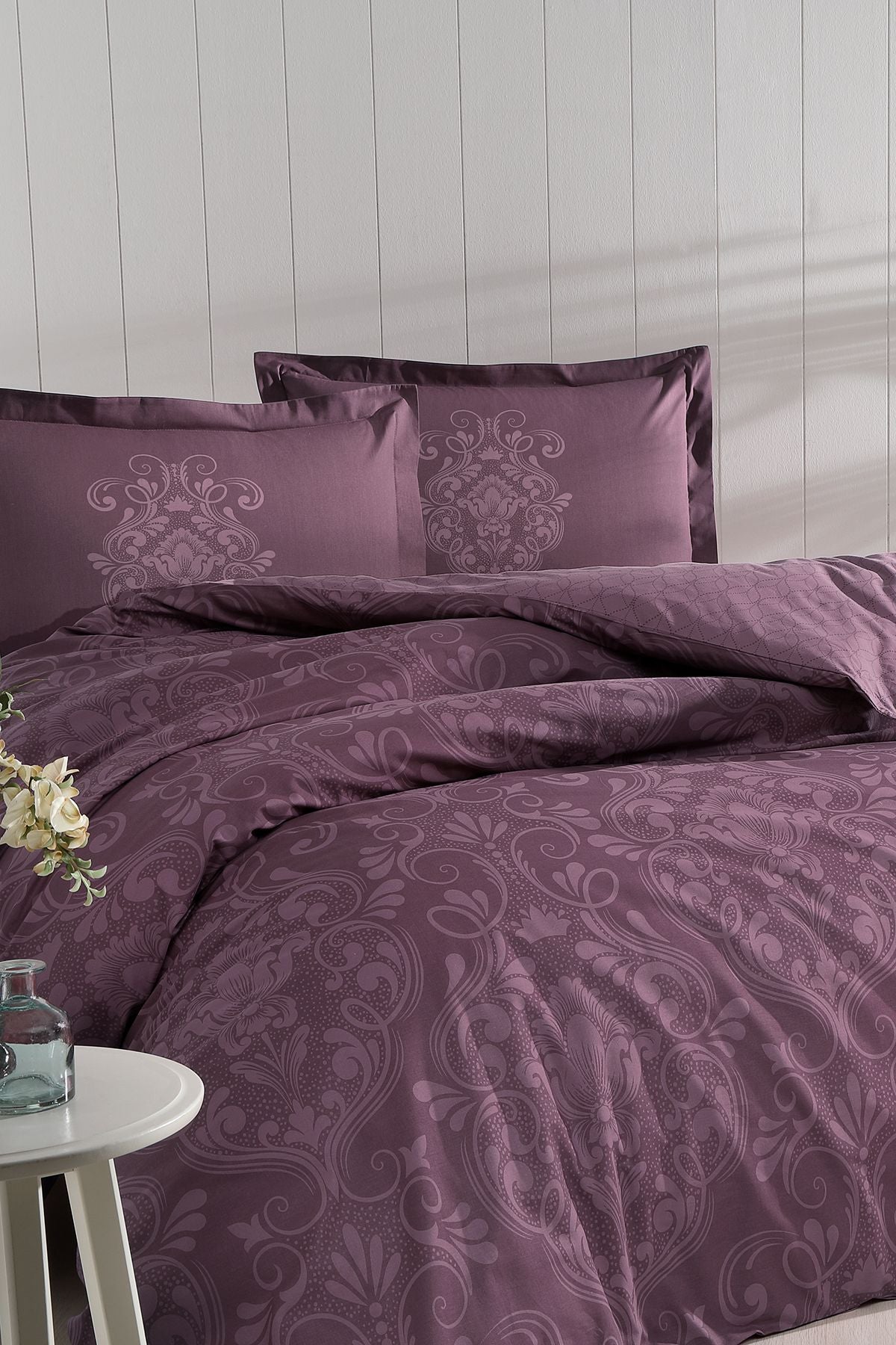 Özdilek Antico Double Duvet Cover Set Plum 3