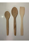 STABLE Wooden Dining Spoon Set And Spatula Wooden Spoon Set 3