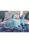 English Home Mini Shark Decorative Pillow 28x48 Cm Blue 1