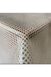 Yıldızhome Luxury Woven Pattern PVC Wipeable Tablecloth 1