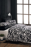 Cote Blanc Zebra 100% Cotton Double Duvet Cover Set 1