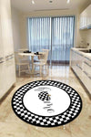 RugViva Non-Slip Machine Washable Home Round Kitchen Rug Ar419 1