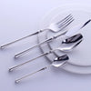 24/32Pcs Gold Cutlery Stainless Steel Tableware Western Dinner Set Mirror Sliver Knife Fork Spoon Matte Kitchen Utensils